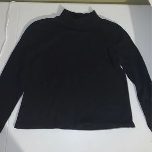 Studio Works black sweater with collar